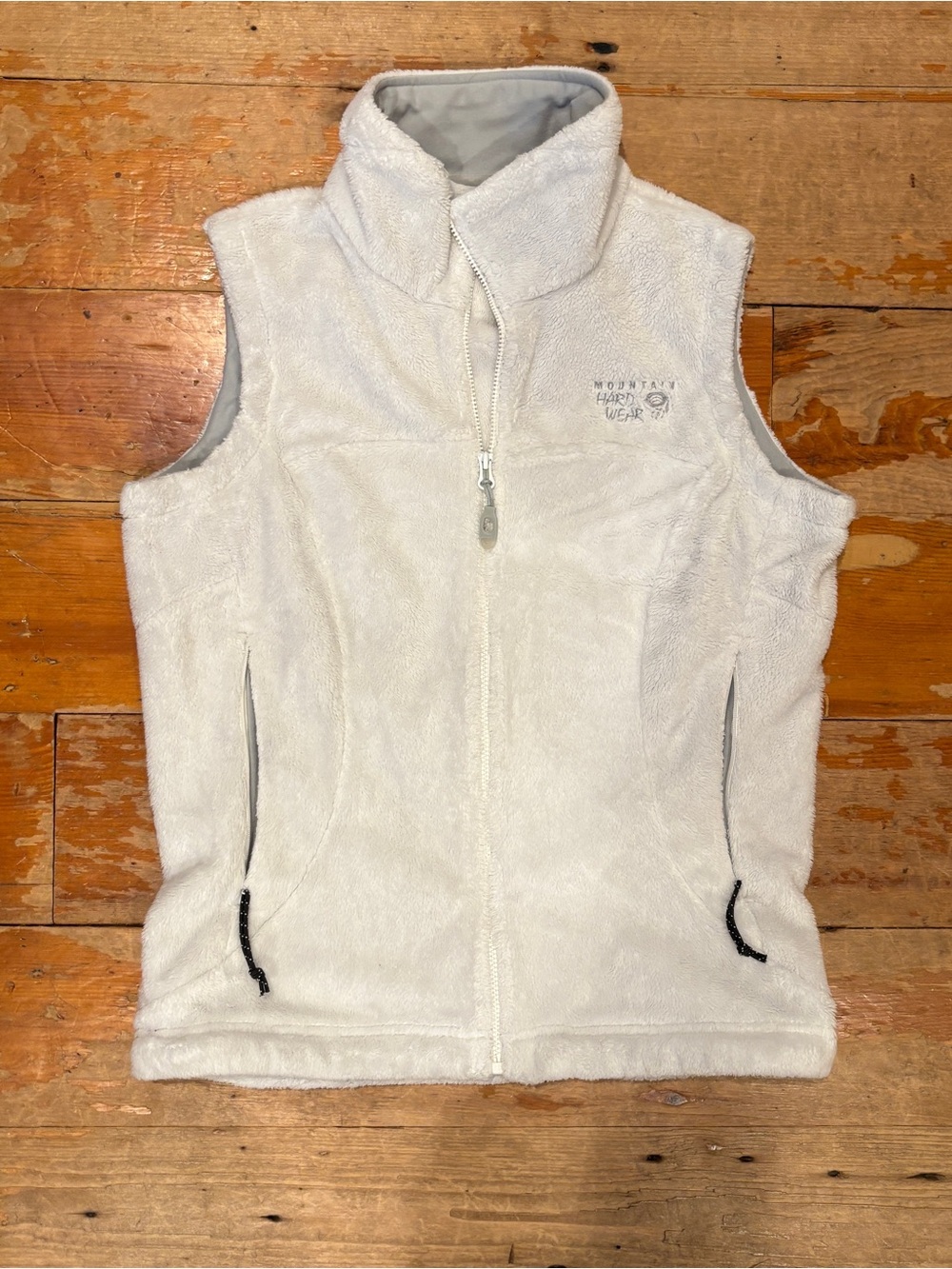 Mountain Hardwear Monkey Sherpa Fleece Vest, Women's XS, White, High loft warmth